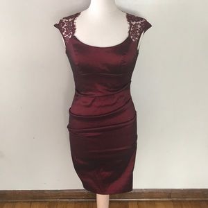 Xscape open back dress